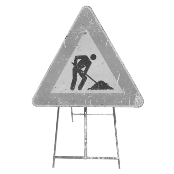 Road work sign — Stock Photo, Image