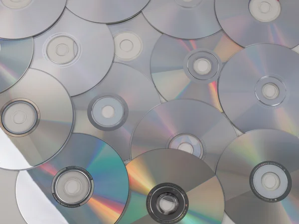 Bluray disk CD dvd db — Stock fotografie