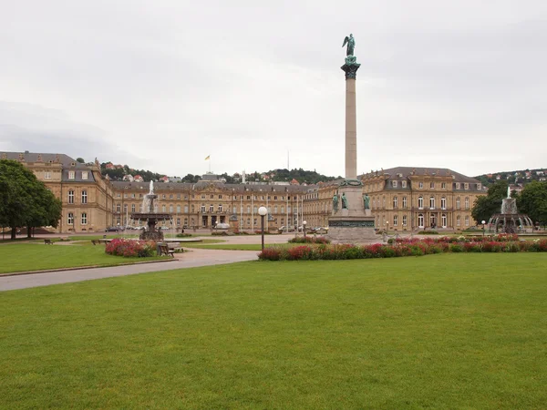 Schlossplatz (Piazza del Castello) Stoccarda — Foto Stock