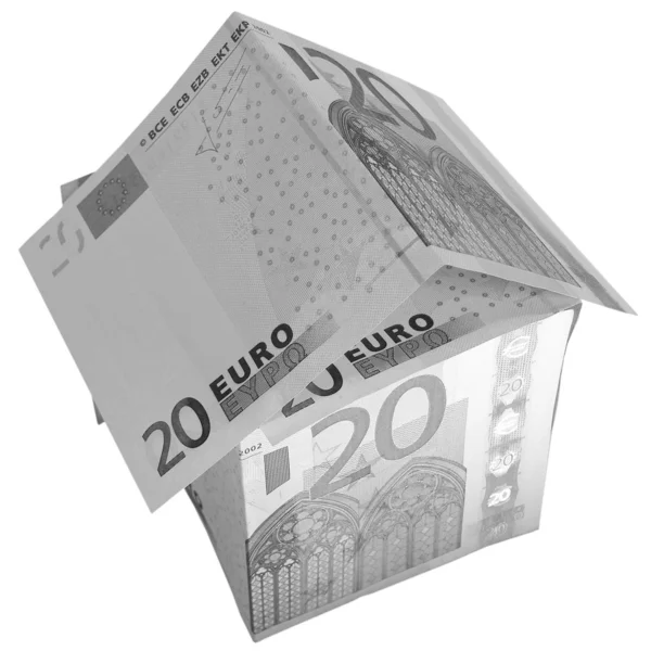 Huis van geld — Stockfoto