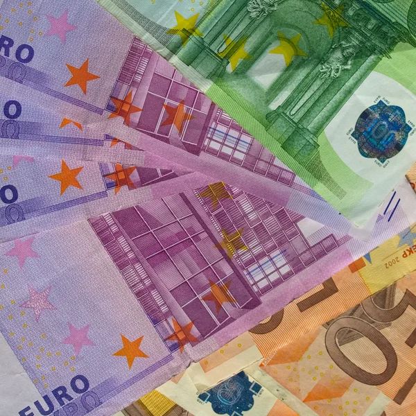 Nota en euros — Foto de Stock