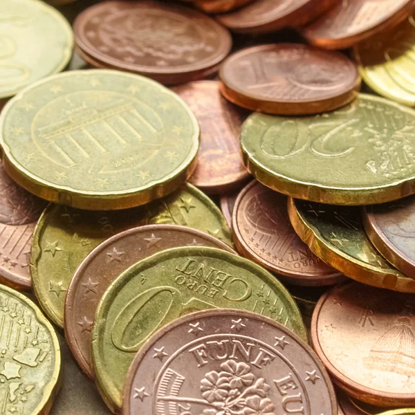Фон монети євро — стокове фото