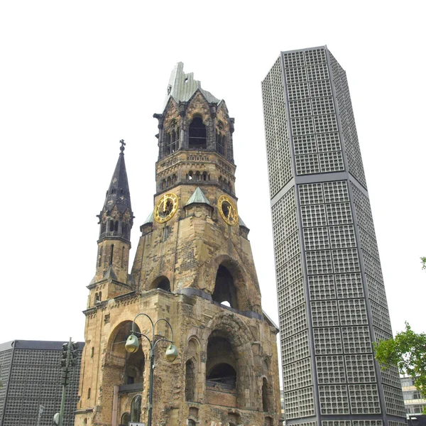 Bombed church, Berlin — Stock Photo, Image