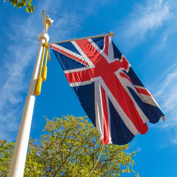 Vlag onder Britse vlag — Stockfoto