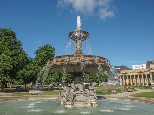 Schlossplatz (Piazza del Castello) Stoccarda — Foto Stock