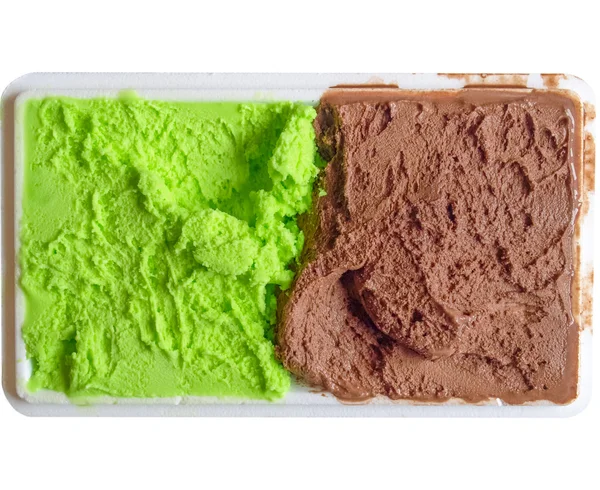 ミント チョコレート アイス クリーム — ストック写真