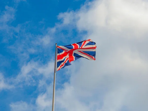 Vlag onder Britse vlag — Stockfoto