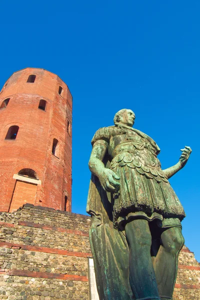 Roman statue of Augustus — Stock Photo, Image