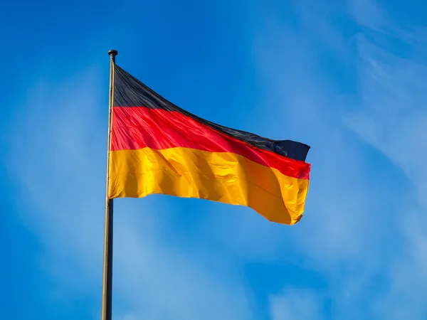 Tysk flagg – stockfoto