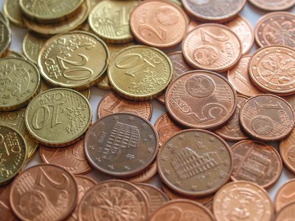 Euro coins — Stock Photo, Image