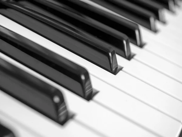 Muziek toetsenbord — Stockfoto