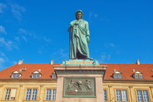Estatua de Schiller, Stuttgart — Foto de Stock