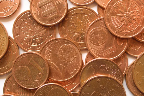 Euro coins — Stock Photo, Image