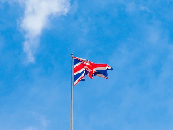 Vlag onder Britse vlag — Stockfoto