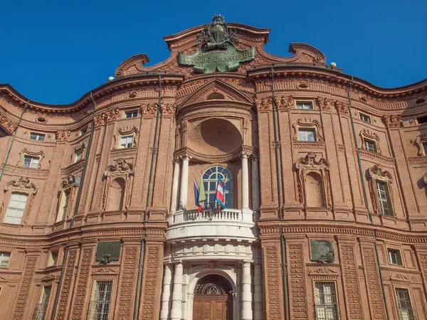 Palazzo Carignano Turin — Stockfoto