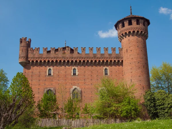 Średniowieczny zamek Turyn — Zdjęcie stockowe