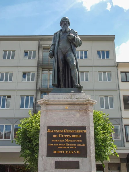 Monumento a Gutenberg — Foto de Stock