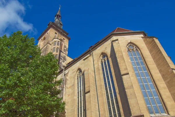 Kostelu Stiftskirche, stuttgart — Stock fotografie
