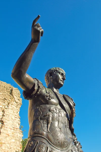 Emperor Trajan Statue — Stock Photo, Image