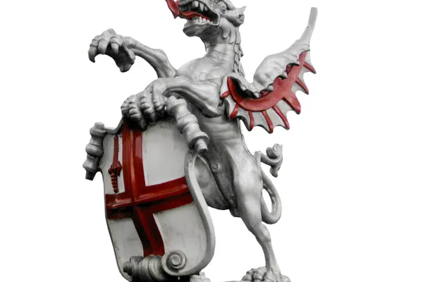 São Jorge e o dragão — Fotografia de Stock