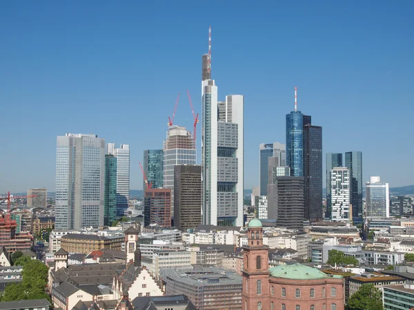 Luftaufnahme von Frankfurt — Stockfoto