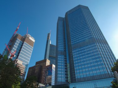 European Central Bank in Frankfurt clipart