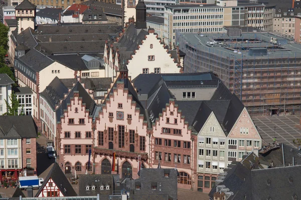 Roemerberg en Frankfurt — Foto de Stock