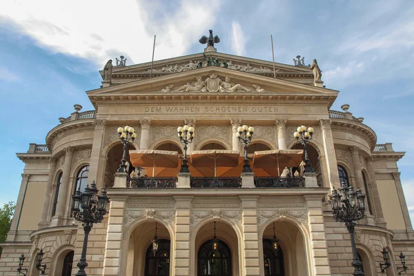 Alte Oper ve Frankfurtu — Stock fotografie
