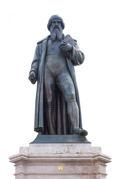 Памятник Гутенбергу — стоковое фото