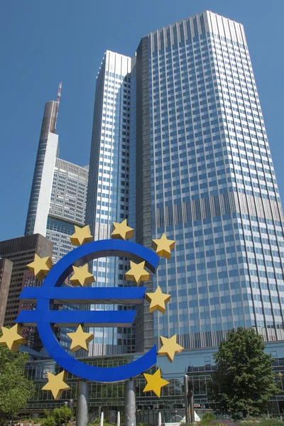 Banco Central Europeo en Frankfurt —  Fotos de Stock