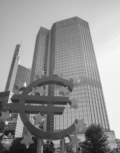 Europejski Bank Centralny we Frankfurcie — Zdjęcie stockowe