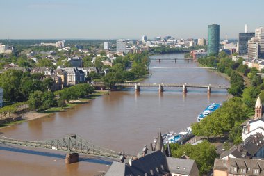 Frankfurt 'un hava görüntüsü