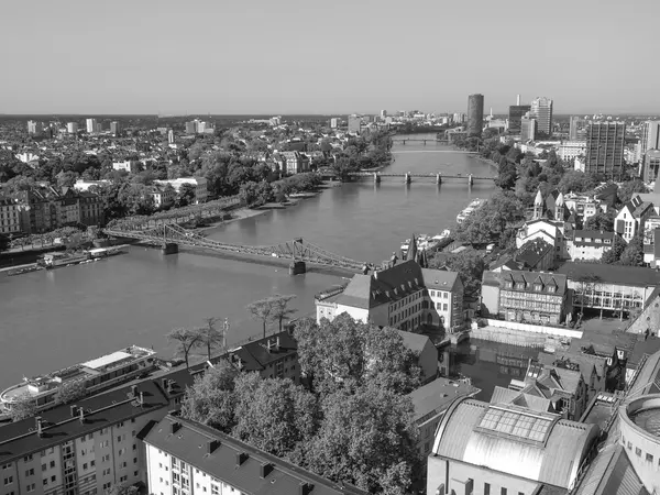 Luftaufnahme von Frankfurt — Stockfoto