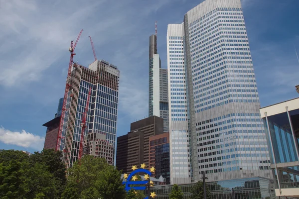 Europese Centrale Bank in Frankfurt — Stockfoto