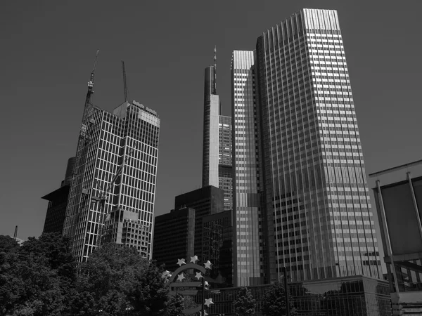 Banco Central Europeo en Frankfurt — Foto de Stock