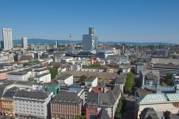 Luftaufnahme von Frankfurt — Stockfoto