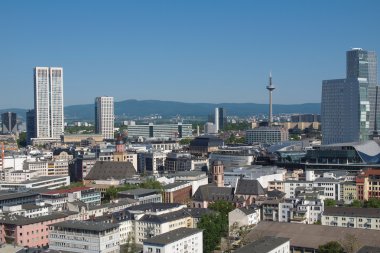 Frankfurt 'un hava görüntüsü