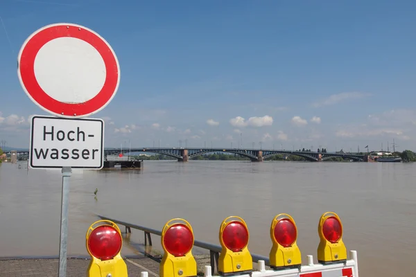 Hochwasser in Deutschland — Stockfoto