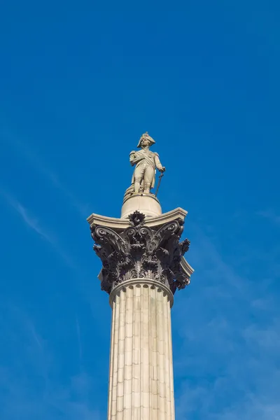Londyn kolumna Nelsona — Zdjęcie stockowe