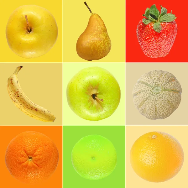 Collage de fruits — Photo