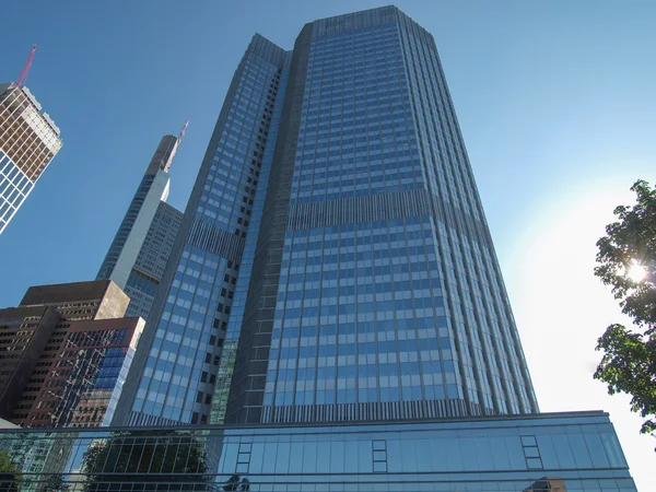 Europäische Zentralbank in Frankfurt — Stockfoto