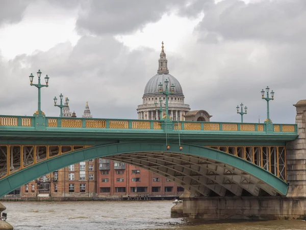 Theems in Londen — Stockfoto