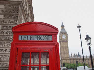 Londra telefon kulübesi