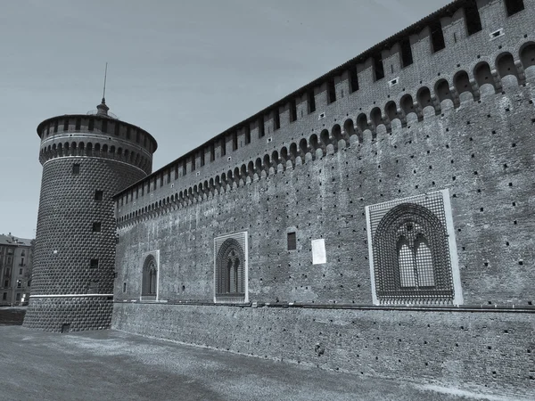 Castello Sforzesco, Milán — Foto de Stock