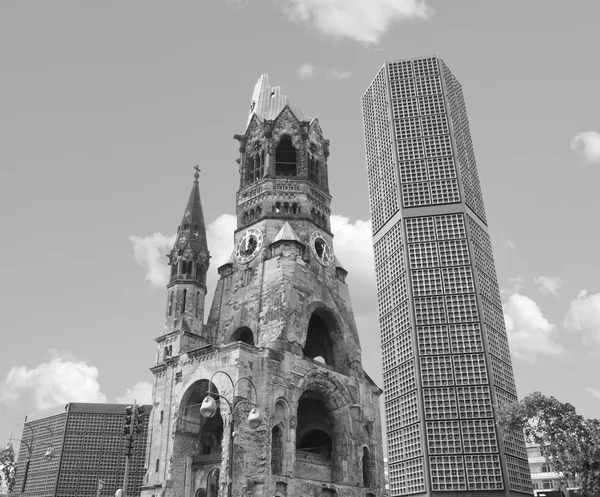 Ruins of bombed church, Berlin — Zdjęcie stockowe