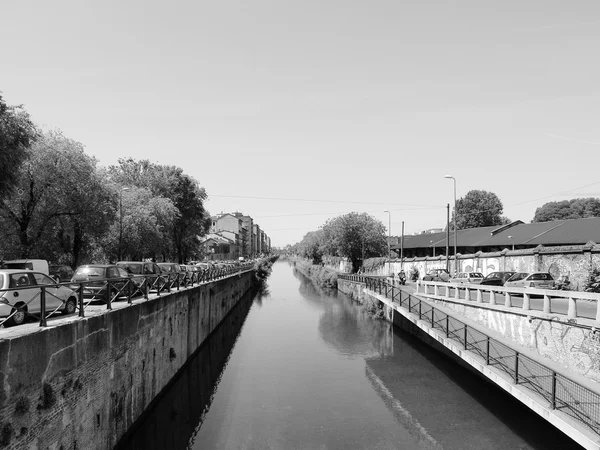 Naviglio grande, Mediolan — Zdjęcie stockowe