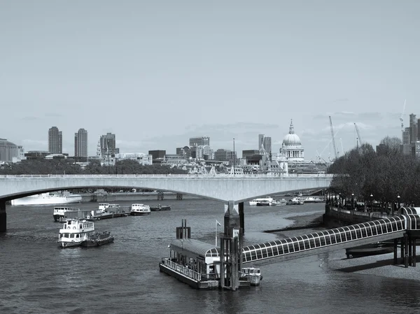 Río Támesis en Londres — Foto de Stock