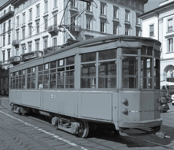Vintage tramvay, milan