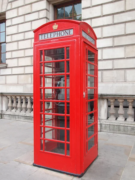 Londra telefon kulübesi — Stok fotoğraf