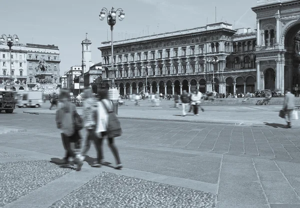 Piazza duomo, Μιλάνο — Φωτογραφία Αρχείου